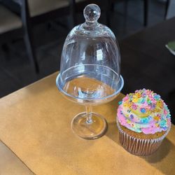 LSA International valued at $100 Serving Stand & Dome often called pastry cloche. 