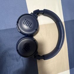Blue JBL Wireless Headphones 
