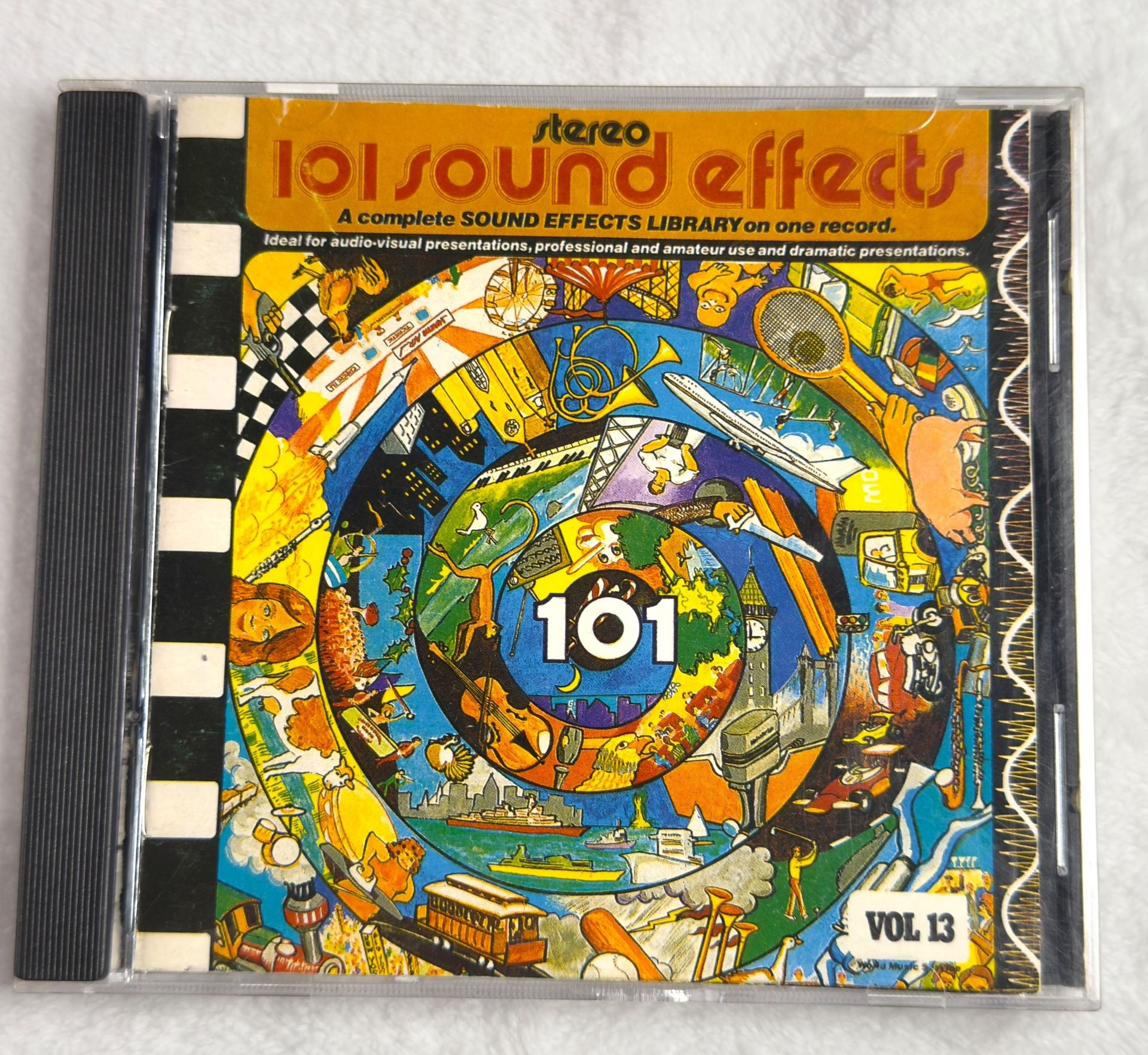 Vintage 101 Sound Effects CD Vol. 13 - 1985 Rare Sound Library Collectible Album