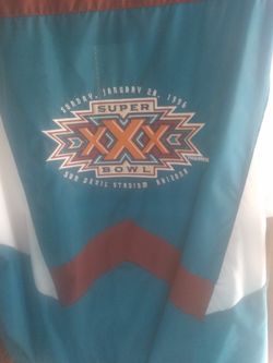 AZ  NFL Super Bowl  XXX  KeepSake  Jacket  Mens