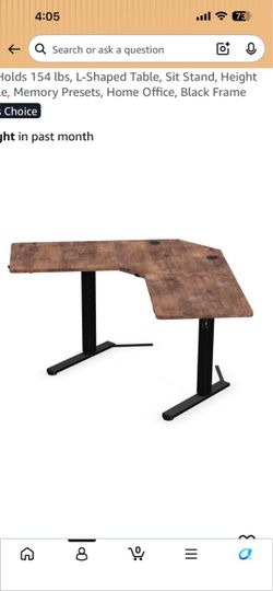 Desk electric adjustable height