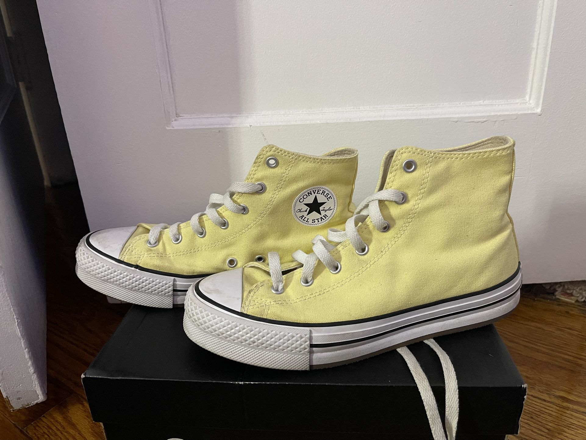Yellow Chunky Converse