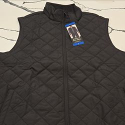 Brand New Banana Republic Black Quilted Vest Size L