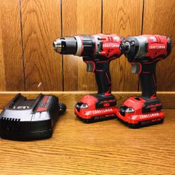 Craftsman V20 Hammer Drill And Impact Driver Kit. 🛑PRICE IS FIRM🛑PRECIO FIRME🛑