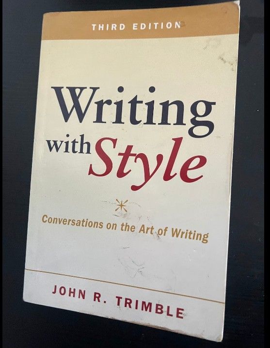 John TrimbleWriting with Style: Conversations on the Art of Writing