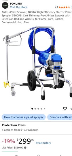 AIR LESS SPRAYER... POXURIO...NEW