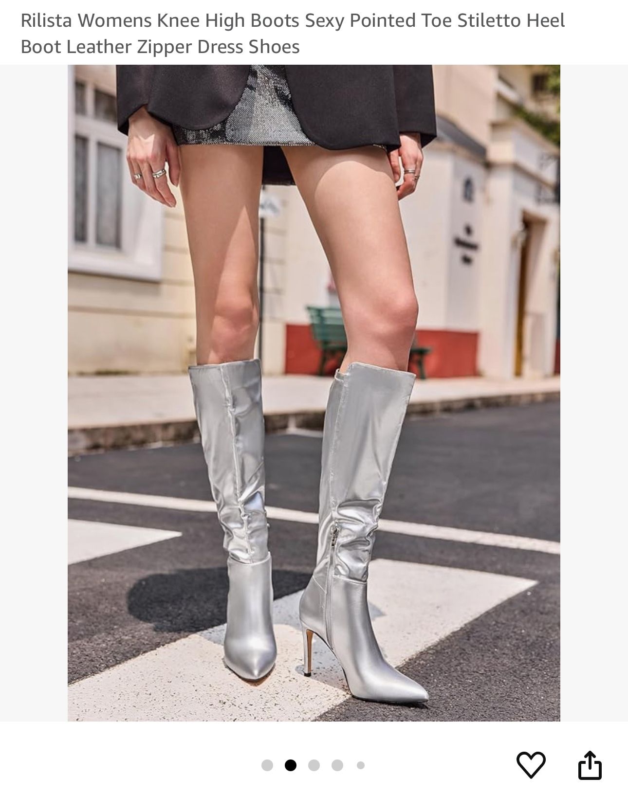 New Knee high boots, size 7