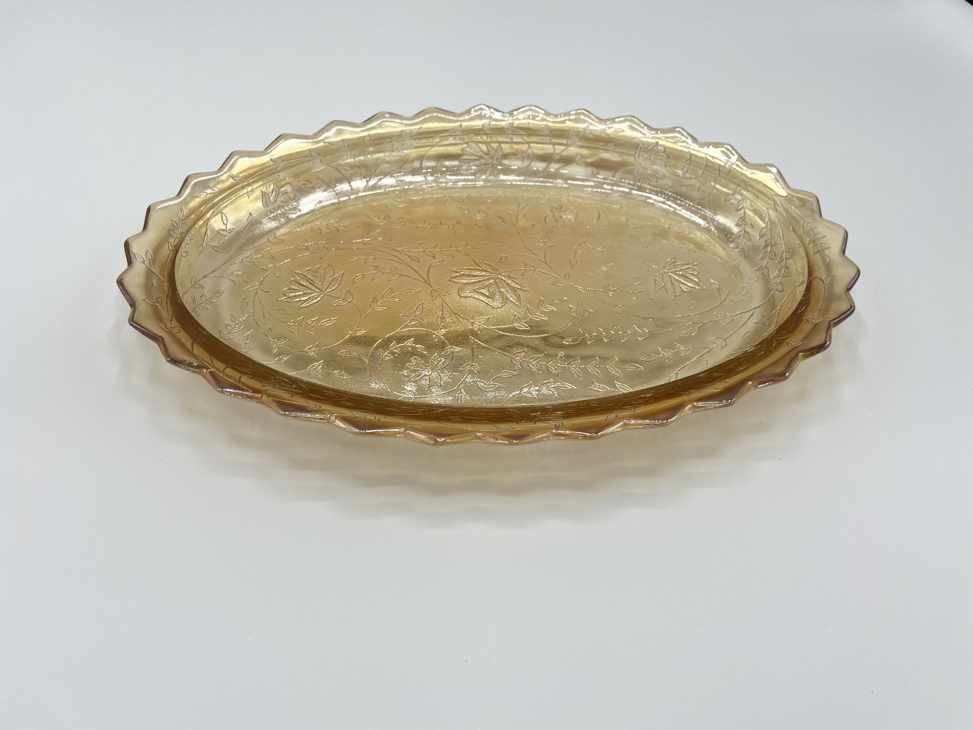 Carnival Glass Platter
