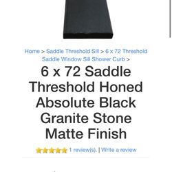Black Granite Thresholds