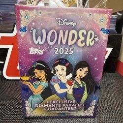 *SEALED* 2025 Topps Disney Wonder Blaster Box (1 Exclusive Parallel)
