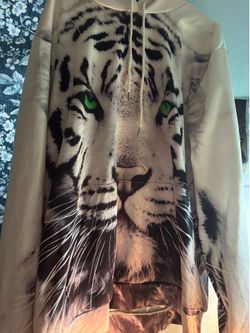 Hoodie With Tiger Picture