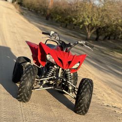 2005 Red Yamaha 350 
