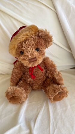 Brown teddy bear Santa bear