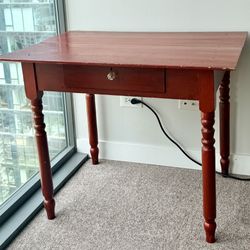 Vintage Solid Wood Desk / Entryway Table – Great Upcycle Project!