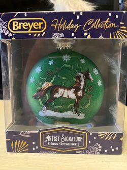 Breyer Glass Ornament