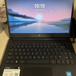 HP - 14" Laptop - Intel Celeron - 4GB Memory - 128GB eMMC - Jet Black