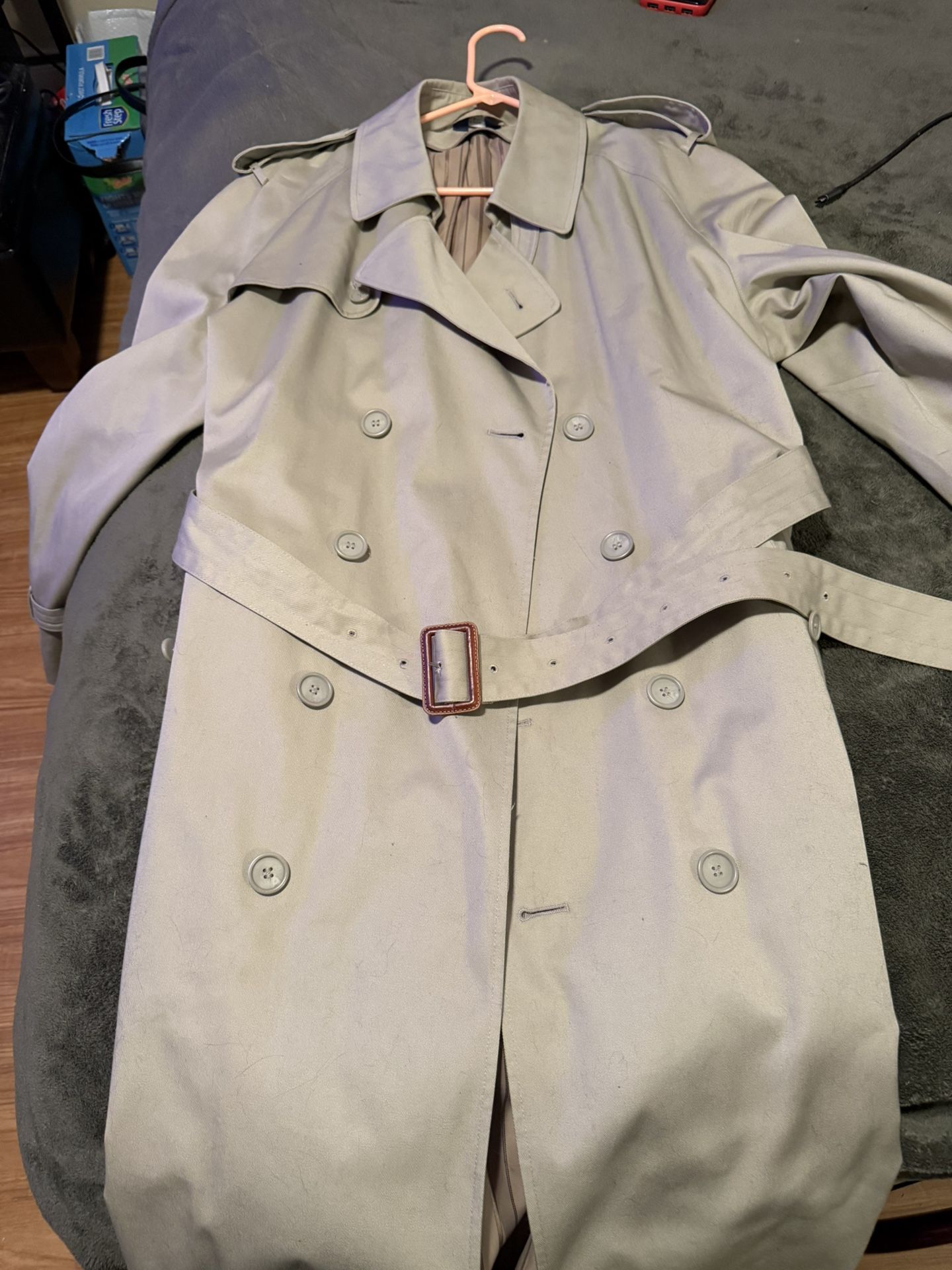 Stafford Trench Coat Size 44 Short
