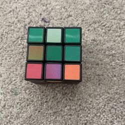 Color Changing Rubix Cube