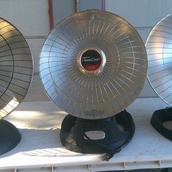 3 HeatDish Parabolic Heaters