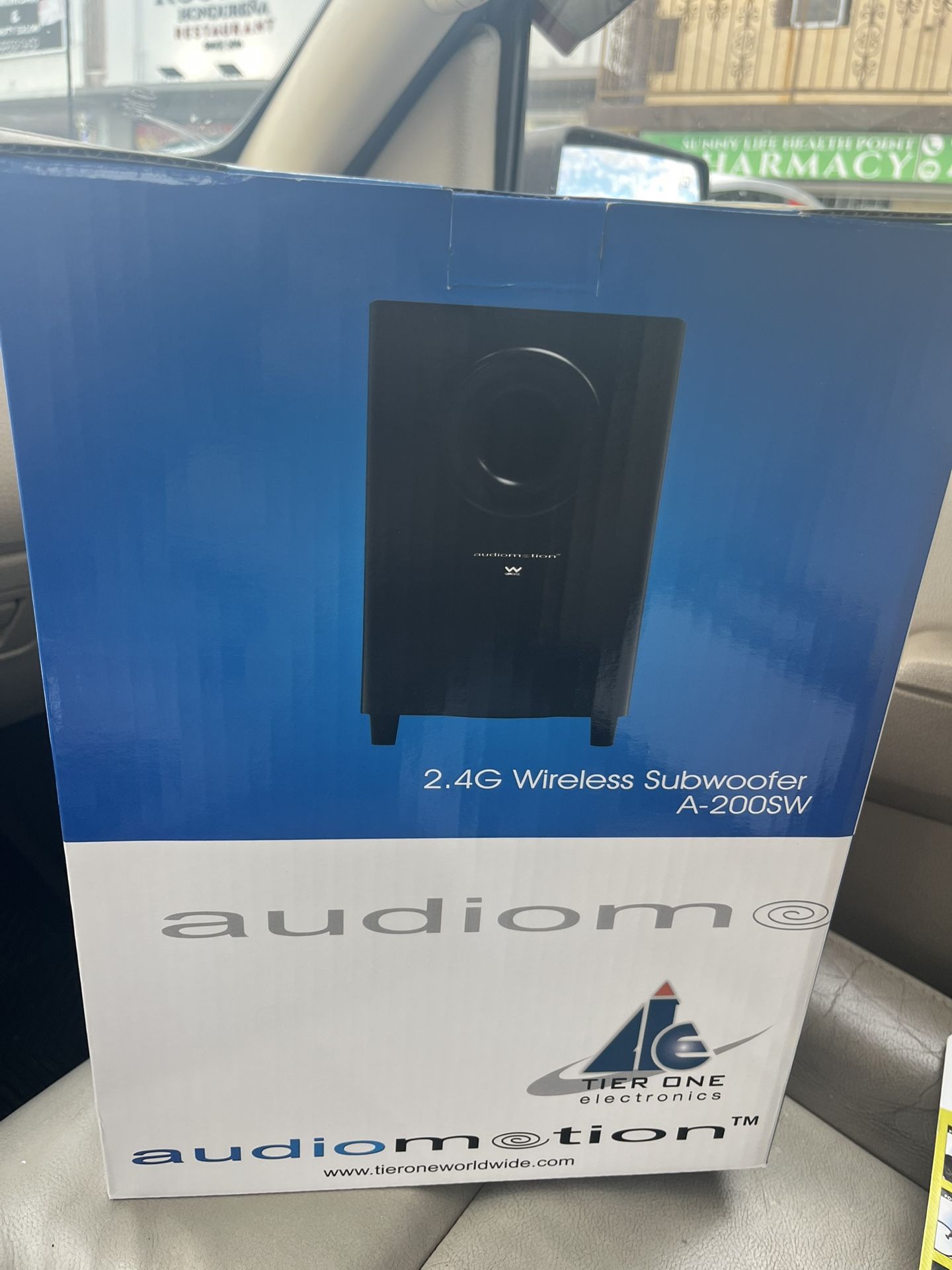 Audiomotion Wireless Subwoofer 2.4G – Nuevo en caja