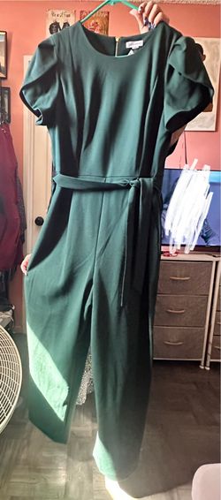 Emerald /Hunter Green Calvin Klein Romper/Jumpsuit