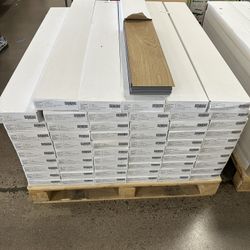 Brickstone Sand 8 MIL x 6.1 in. W x 48 in. L Glue Down Waterproof Luxury Vinyl Plank Flooring (49 sqft/case)