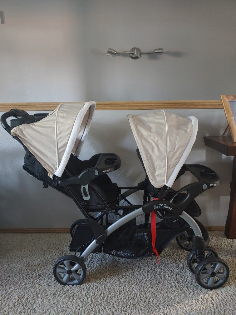 Like New, Excellent Condition Double Stroller By Baby Trend