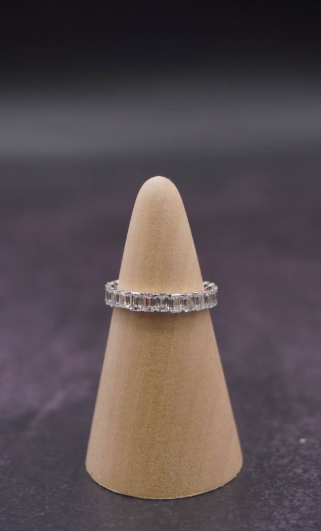 Emerald Shape Lab Diamond Eternity Ring – 14K Gold | 3.00 CTW (LAB)