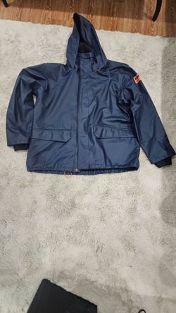 Helly Hansen Navy Rain Jacket with Hood
