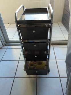 Four Plastic Storage Drawers