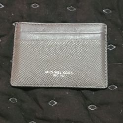 Michael Kors Crossgain  Leather Tall Card Case