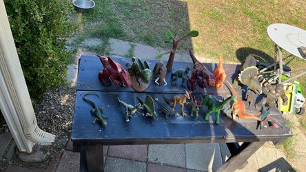Lot of Dinosaur Toy Figures