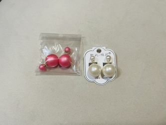 Cute Pearl Stud Earrings!