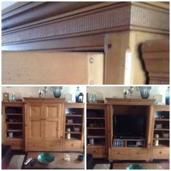 Beautiful all wood shelving