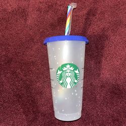 Plastic Starbucks Cup With Straw 