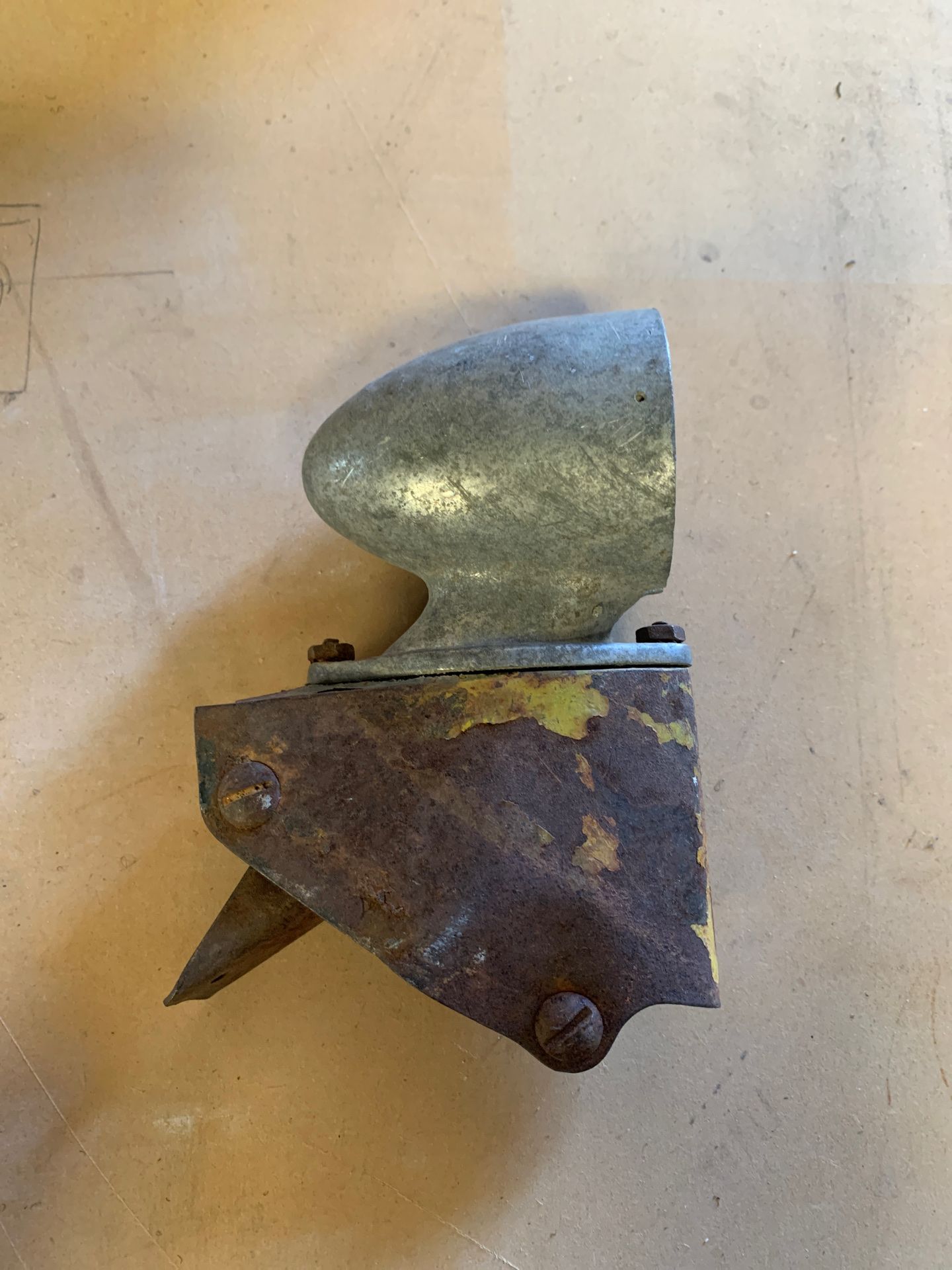 Old marker light housing