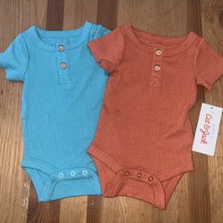 Ribbed Bodysuits Newborn 