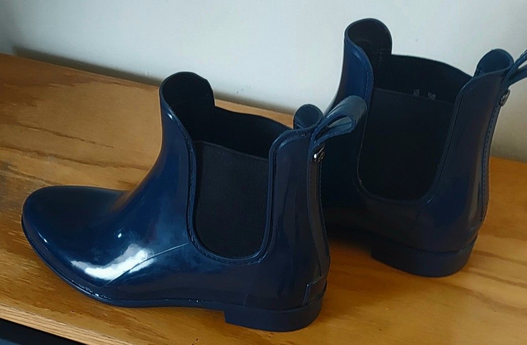 SAM Edelman Tinsley Rain Boots, Blue 8 Women's. Pickup Only.