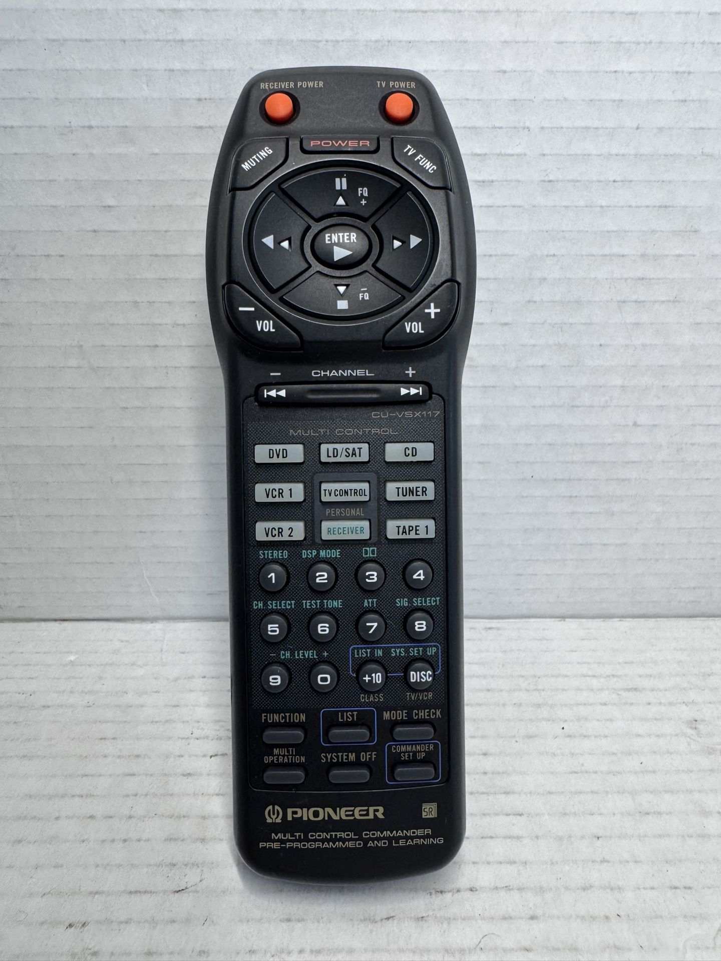 Pioneer CU-VSX117 Multi Control Commander Remote Control