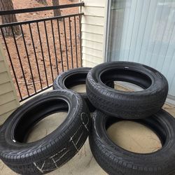 A Set Of Size 275 60 20 Tires.