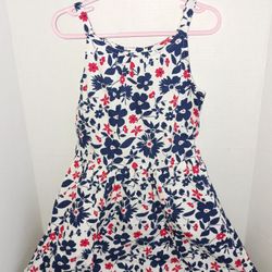 Red White and Blue Flower Dress 12.