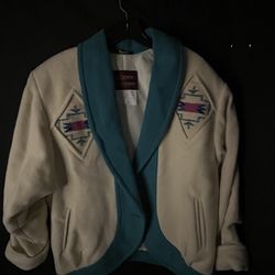 Pioneer Wear Chimayo Jacket 80s 90s Native Pattern