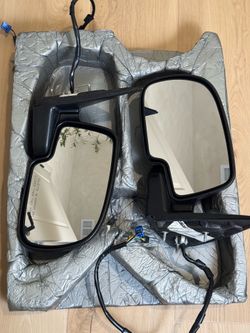 2000–2006 Chevy Tahoe/Suburban & GMC Yukon Power Side Mirrors – Left & Right Pair