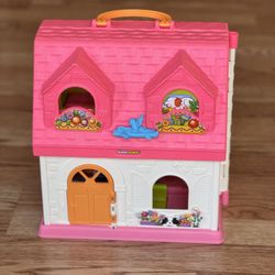 Little People Playhouse with Figures & Accessories for Pretend Play Kids Ages 1+ Years