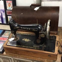 Antique Singer Motorized Electric Sewing Machine Vintage w/ Case 💵  CASH ONLY 💵