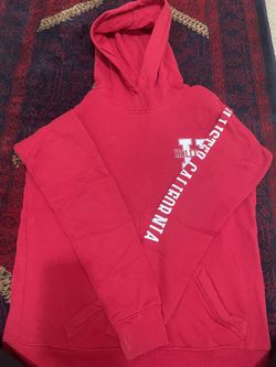 A Red Hollister Hoodie