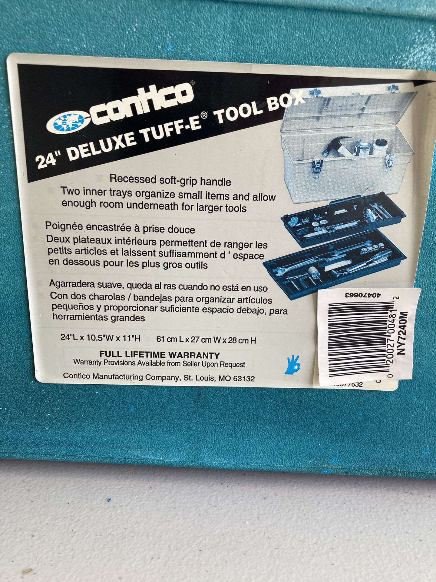Tool Box and Selected Tools