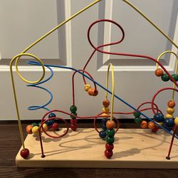 Large Wooden Bead Maze 