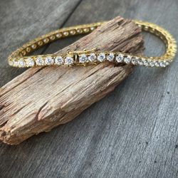 Sterling Silver CZ Bracelet 
