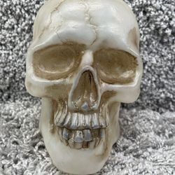 Rare Vintage Realistic Halloween Skull Head Prop Spooky Creepy Electronic